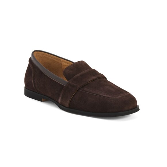 HOT SHOE THE BEAR Chocolate Suede Erika Saddle Loafers
